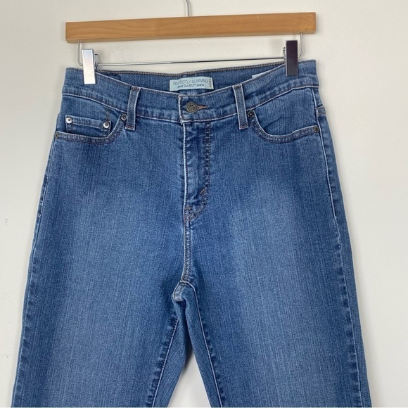 LEVI’S Perfectly Slimming Bootcut 512 Jeans Size 10 Short Stretchy Denim Red Tab - Picture 5 of 8